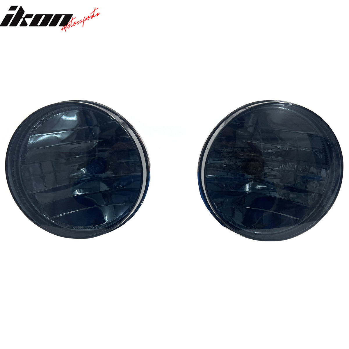2007-2013 GMC Sierra 1500 & 2007-2014 Sierra 2500 HD/3500 HD RH LH Front Bumper Driving Fog Lights Lamps Assembly Replacement Black Housing Smoke Lens