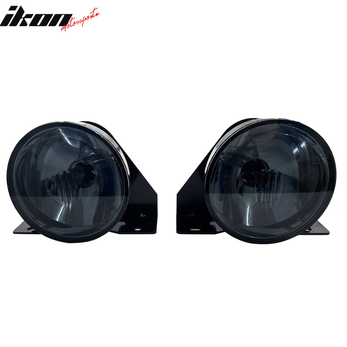 1992-1998 Pontiac Grand Am 2PCS Right Left RH LH Front Bumper Driving Fog Lights Lamps Assembly Replacement W/Wiring Harness Black Housing Smoke Lens