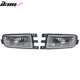 1998-2005 Lexus GS300/GS400/GS430 W/O HID Lamps Right Left RH LH Front Bumper Driving Fog Lights Lamps Assembly Replacement Black Housing Clear Lens