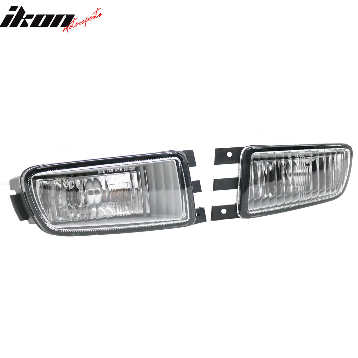 1998-2005 Lexus GS300/GS400/GS430 W/O HID Lamps Right Left RH LH Front Bumper Driving Fog Lights Lamps Assembly Replacement Black Housing Clear Lens