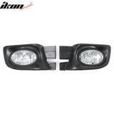 2003-2005 Honda Accord Sedan Front Bumper Fog Lights Clear Lens Lamps Assembly