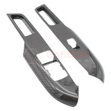2024+ S650 Mustang Hard Carbon Fiber Window Switch Control Trim Cover | V2