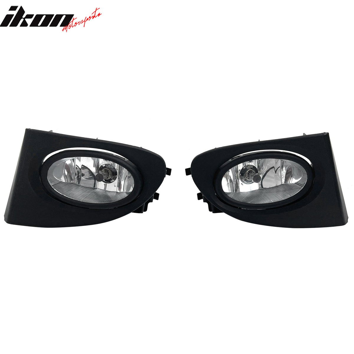 2002-2005 Honda Civic Hatchback Front Bumper Fog Lights Clear Lens Lamps Pair