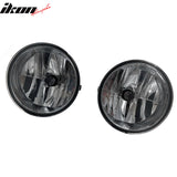 2011-2014 Ford F-150 2PCS Right Left RH LH Front Bumper Driving Fog Lights Lamps Assembly Replacement W/Wiring Harness Black Housing Clear Lens