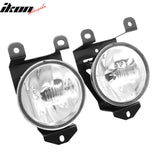 2002-2006 GMC Sierra 1500 Denali Right Left RH LH Front Bumper Driving Fog Lights Lamps Assembly Replacement W/Black Housing Clear Lens 880 Bulb Type