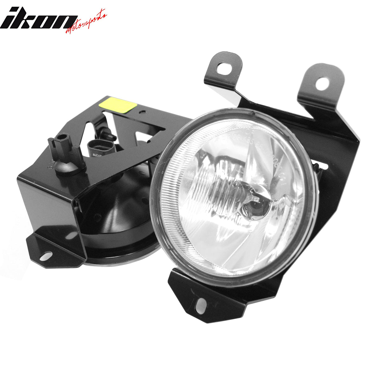 2002-2006 GMC Sierra 1500 Denali Right Left RH LH Front Bumper Driving Fog Lights Lamps Assembly Replacement W/Black Housing Clear Lens 880 Bulb Type