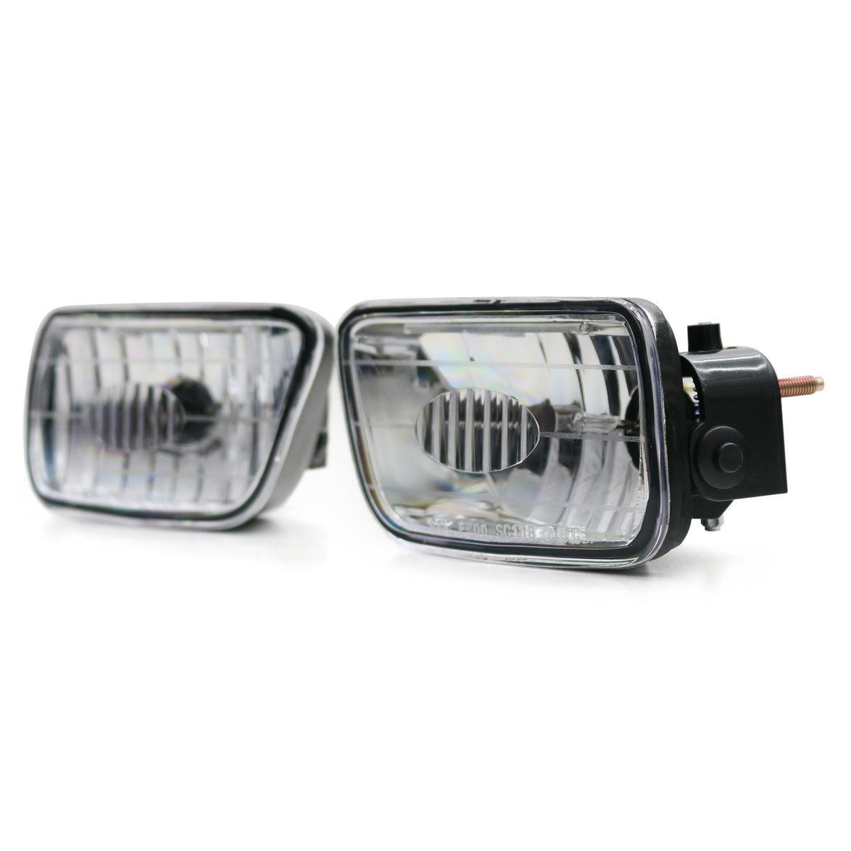2002-2009 Chevy Trailblazer Isuzu Ascender 2PC Front Bumper Fog Lights