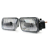 2002-2009 Chevy Trailblazer Isuzu Ascender 2PC Front Bumper Fog Lights
