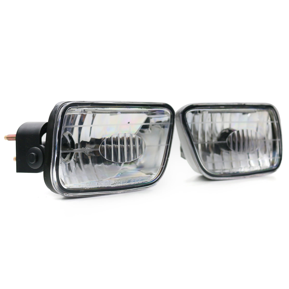 2002-2009 Chevy Trailblazer Isuzu Ascender 2PC Front Bumper Fog Lights