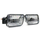 2002-2009 Chevy Trailblazer Isuzu Ascender 2PC Front Bumper Fog Lights