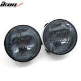 2002-2007 Buick Rendezvous & 2000-2005 Pontiac Montana Front Bumper Driving Fog Lights Lamps Assembly Replacement W/Harness Black Housing Smoke Lens