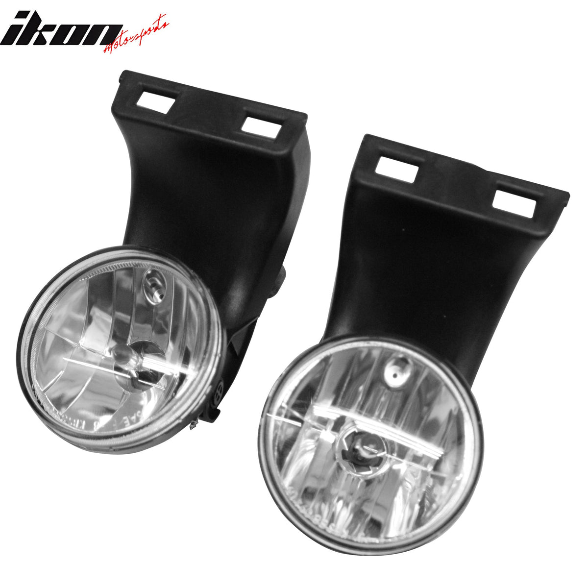 1994-2001 Dodge Ram 1500 2500 3500 2PCS Right Left RH LH Front Bumper Driving Fog Lights Lamps Assembly Replacement W/Clear Lens 896 Bulb Type