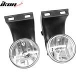1994-2001 Dodge Ram 1500 2500 3500 2PCS Right Left RH LH Front Bumper Driving Fog Lights Lamps Assembly Replacement W/Clear Lens 896 Bulb Type