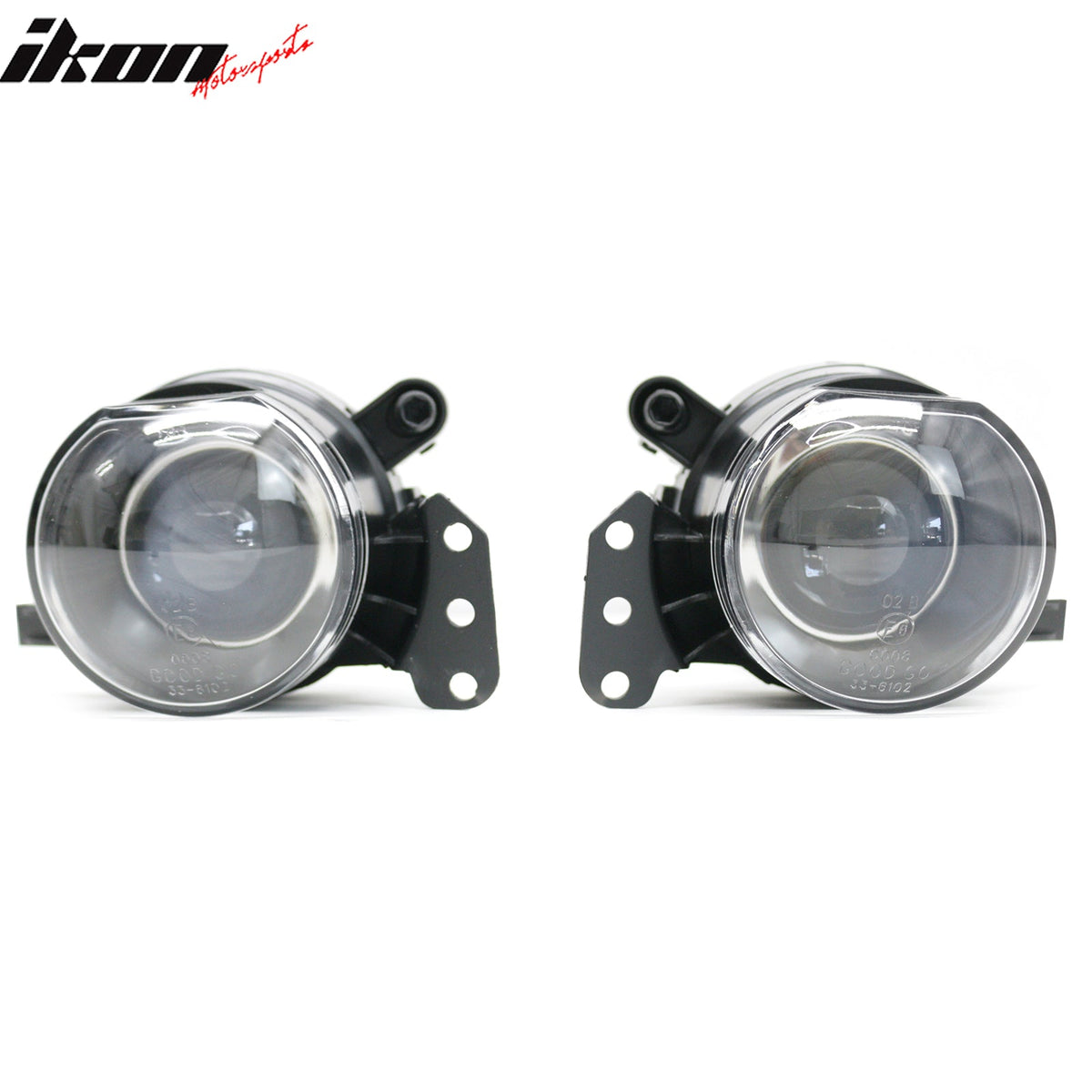 2006-2009 BMW 3-Series E92 Coupe & 2006-2008 E90 4-Door/M3 RH LH Front Bumper Driving Fog Lights Lamps Assembly Replacement M3 Style Black Housing