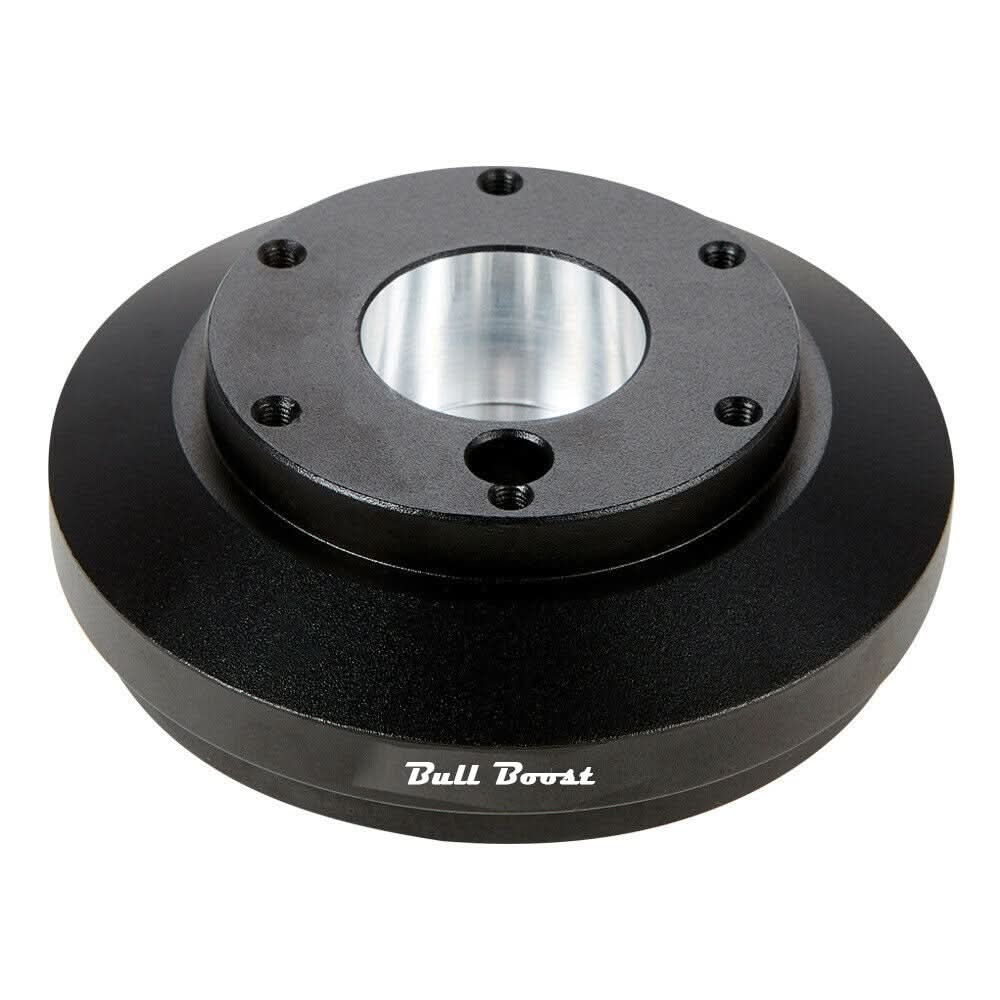 Suede 350mm Steering Wheel + Short Hub Adapter Kit For Ford F 150 350 450