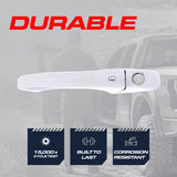 Exterior Door Handle Chrome Replacement for Dodge Durango (2011-2024) / Jeep Grand Cherokee (2011-2024) OE Part # 4589881AM, 4589881AG, 4589881AH | Front Left Driver Side