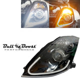 2003-2009 Nissan 350Z Z33 Fairlady Smoke LED "HID Type" DEPO Headlights
