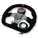 6-Bolt Racing Steering Wheel + Hub Adapter Boss Kit for Civic, Del Sol, Integra