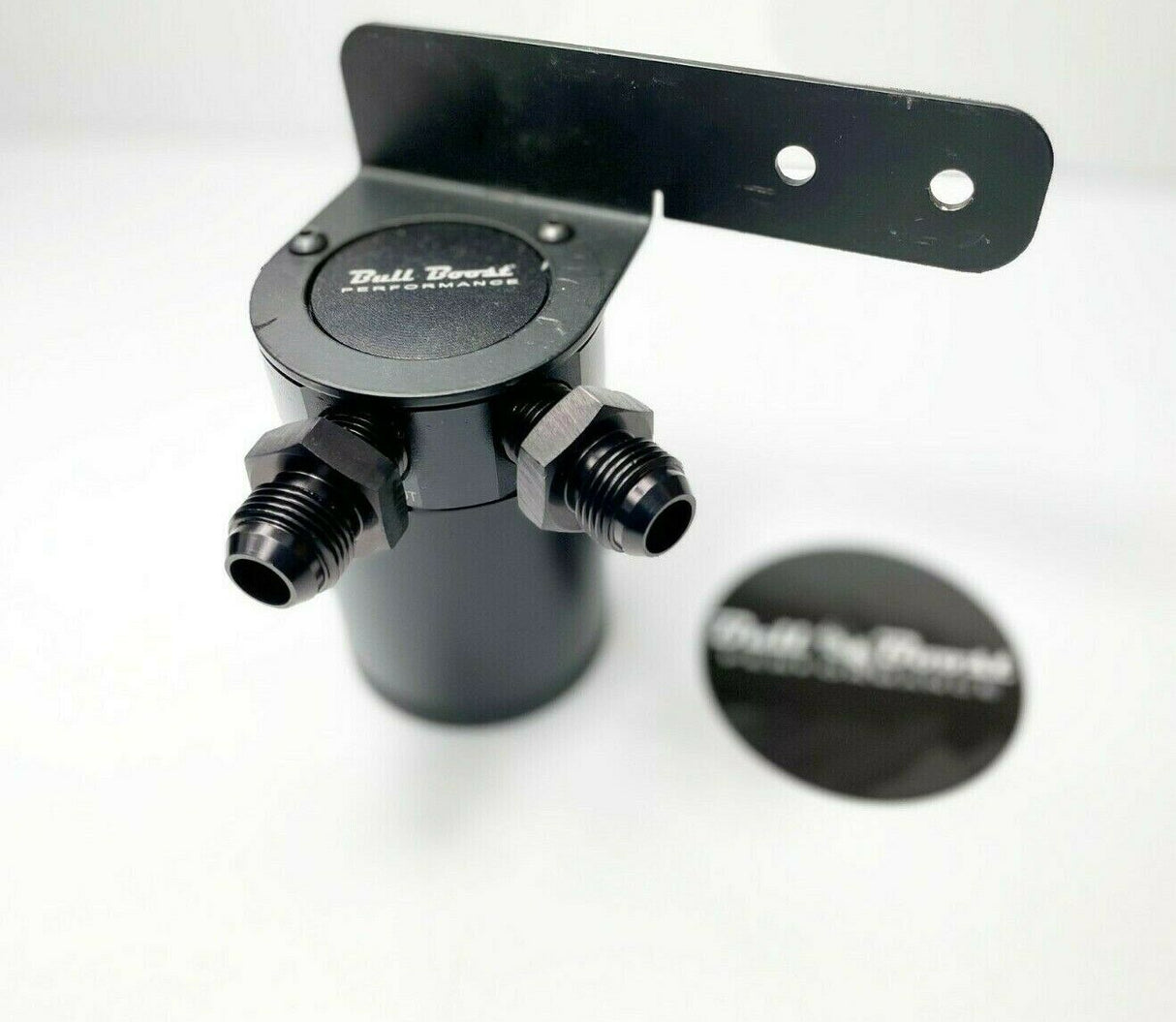Billet Aluminum 8AN Oil Catch Can Reservoir Tank -8AN Performance W-Bracket