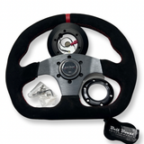 Suede Steering Wheel Short Hub Adapter Kit For Nissan 200X S13 S14 SR20 KA24