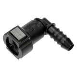 90 Degree LS LS1 SS Fuel Rail Quick Connect Fitting Line Adapter 3-8” ID to 3-8"