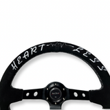 Universal Heartless Deep Dish 6-Bolt Steering Wheel | AFFILIATE