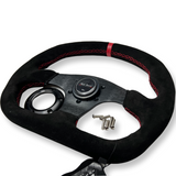 Racing Steering Wheel + Quick Release Short HUB Adapter For Nissan 350Z 370Z