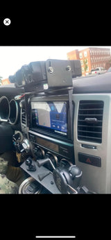 2003-2009 Toyota 4runner (4th Gen) Accessory Dash Mount Molle AMP Phone Tablet Radios Overlanding