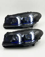 BMW 5 Series F10 / F18 LED Headlight Assembly with High / Low Beam 2011 - 2017