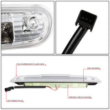 07-14 Chevrolet Silverado GMC Sierra 3D LED Third Brake Light Chrome