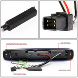 99-07 Chevy Silverado GMC Sierra 3D LED Third Brake Light Black