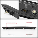 15-20 Chevrolet Tahoe Suburban 3D Style LED Third Brake Light Black