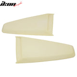 2005-2014 Ford Mustang Coupe 2-Door Unpainted Window Louver Scoops