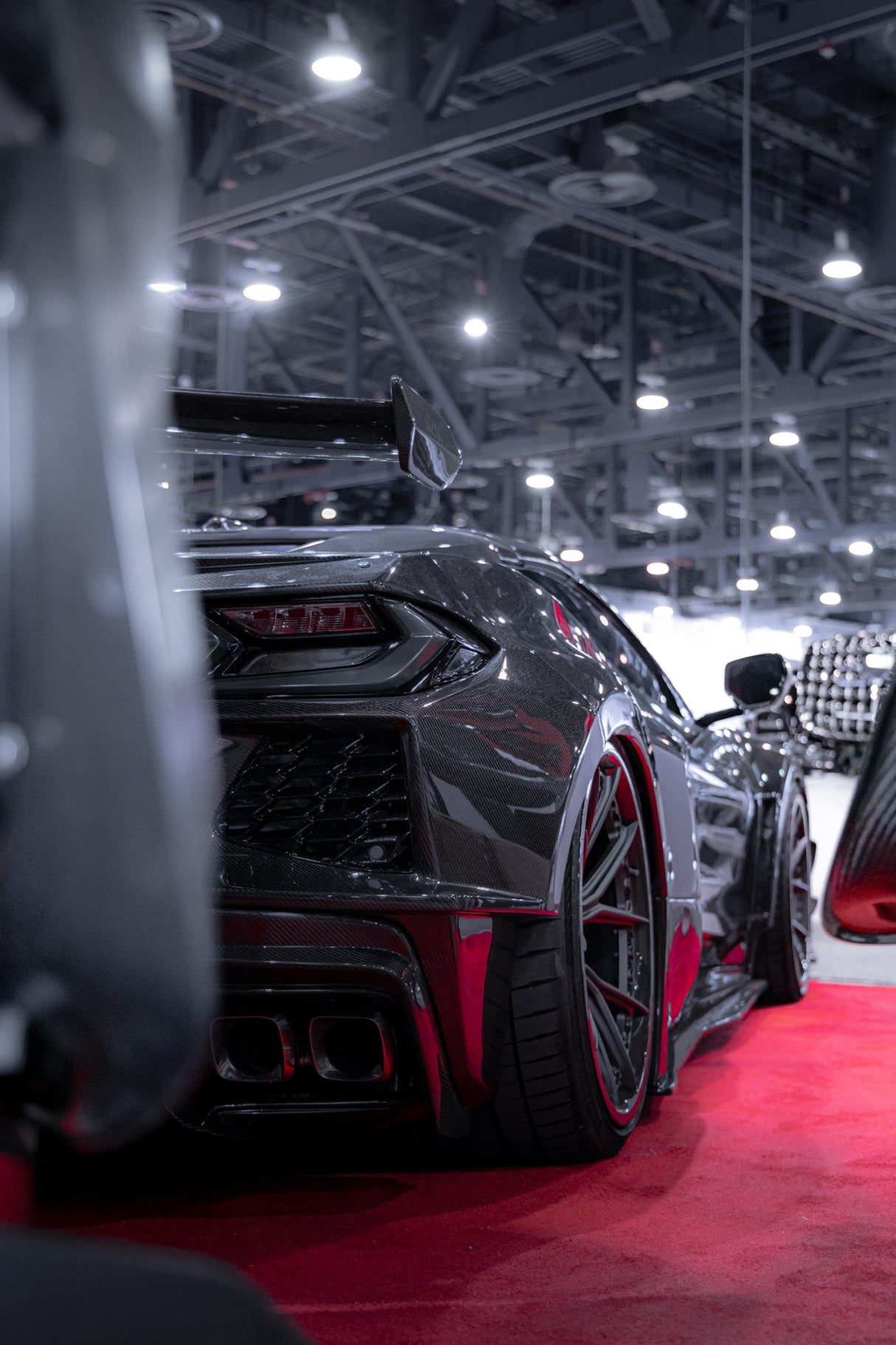 2020-2024 Corvette C8 Deluxe Wide Track Package Full Carbon Fiber Kit Bumper to Bumper