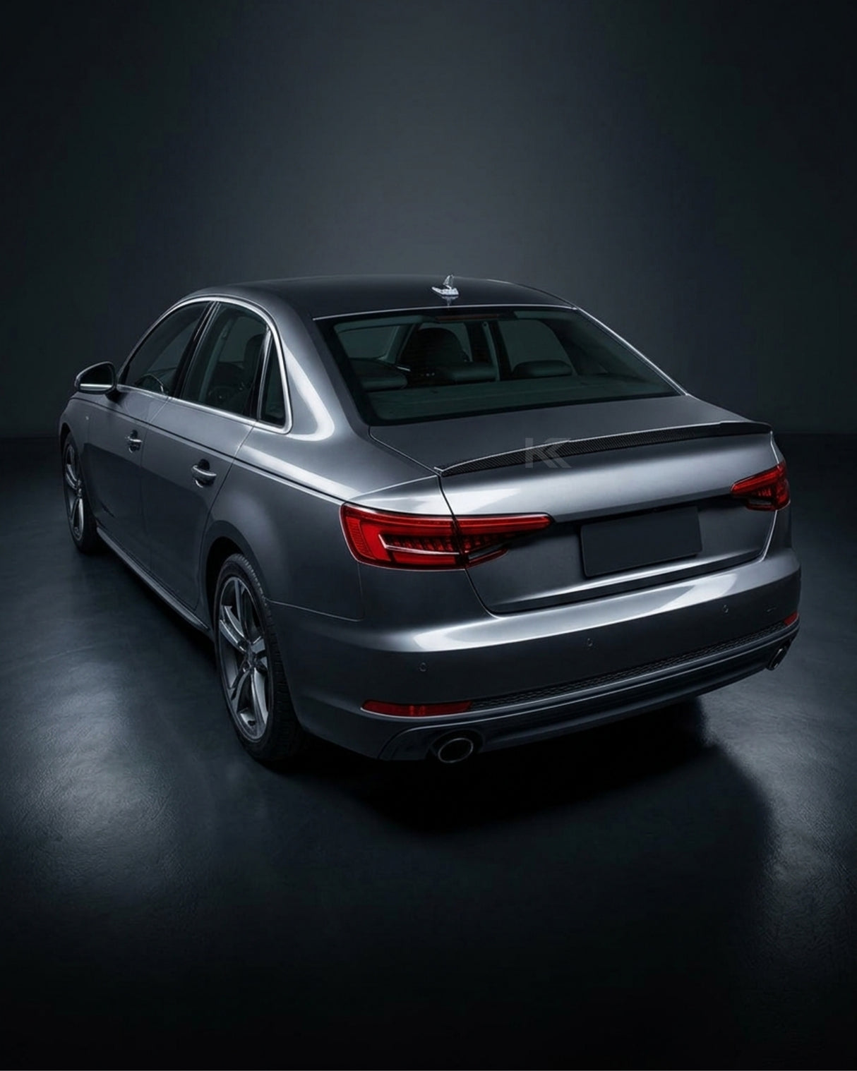 2017–2019 Audi A4 S-Line / S4 B9 Sedan Single Deck Rear Trunk Spoiler – Carbon Fiber