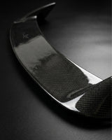 2012–2018 Audi Q3 8U Rear Roof Spoiler Extension – Carbon Fiber