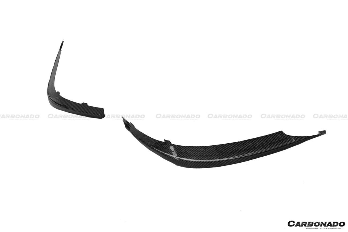 2014-2017 Mercedes Benz C217 S63  S65 AMG Coupe OE Style Carbon Front Bumper Canards