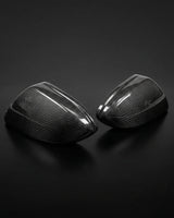 2011–2018 Audi A6 / S6 C7 4G Wing Mirror Cap Housings – Carbon Fiber