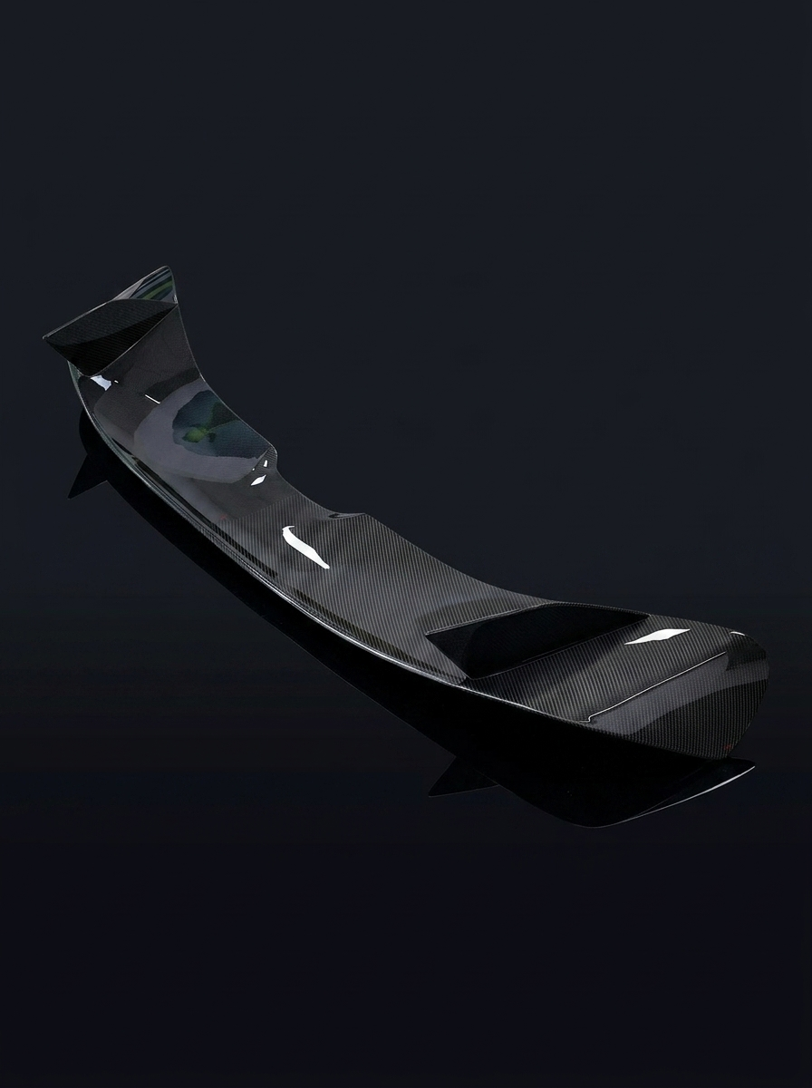McLaren 720S Spider Dry Carbon Fiber Rear Wing Polished Finish 2017 - 2019