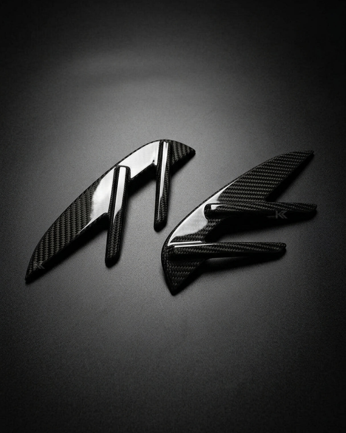 2021–2024 BMW M3 Competition G80 Front Fender Vent Trims – Pre-Preg Dry Carbon Fiber