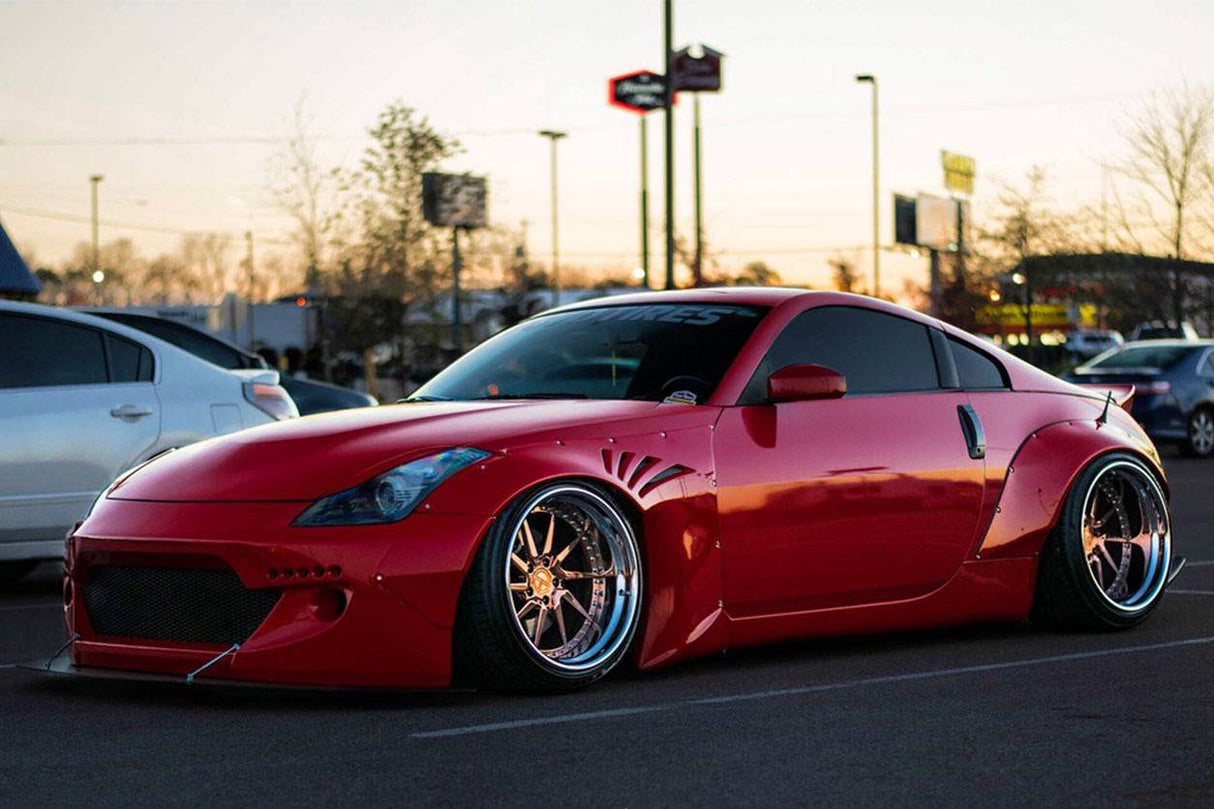 2003-2008 Nissan 350Z BRY Style Wide Fender Flare Set