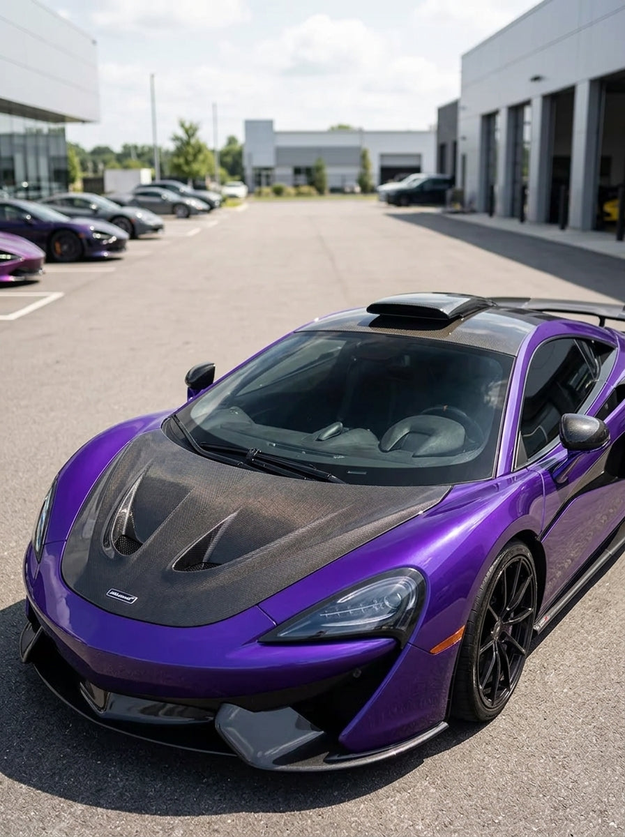 McLaren 540C 570S 570GT Dry Carbon Fiber Roof Scoop 2015 - 2019