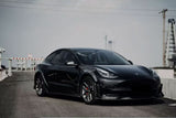 2017-2023 Tesla Pre Model 3 Turbo Style Carbon Fiber & pattern Look Wide body kit
