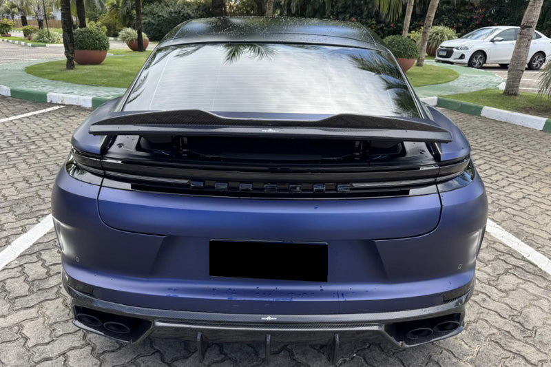 2024-2026 Porsche Panamera 976 OD Style Dry Carbon Fiber Rear Diffuser Lip | Fits S, 4, 4S, E-Hybrid, 4 E-Hybrid, Sport Turismo, Turbo, Turbo s, GTS, Turbo E-Hybrid, Turbo s E-Hybrid