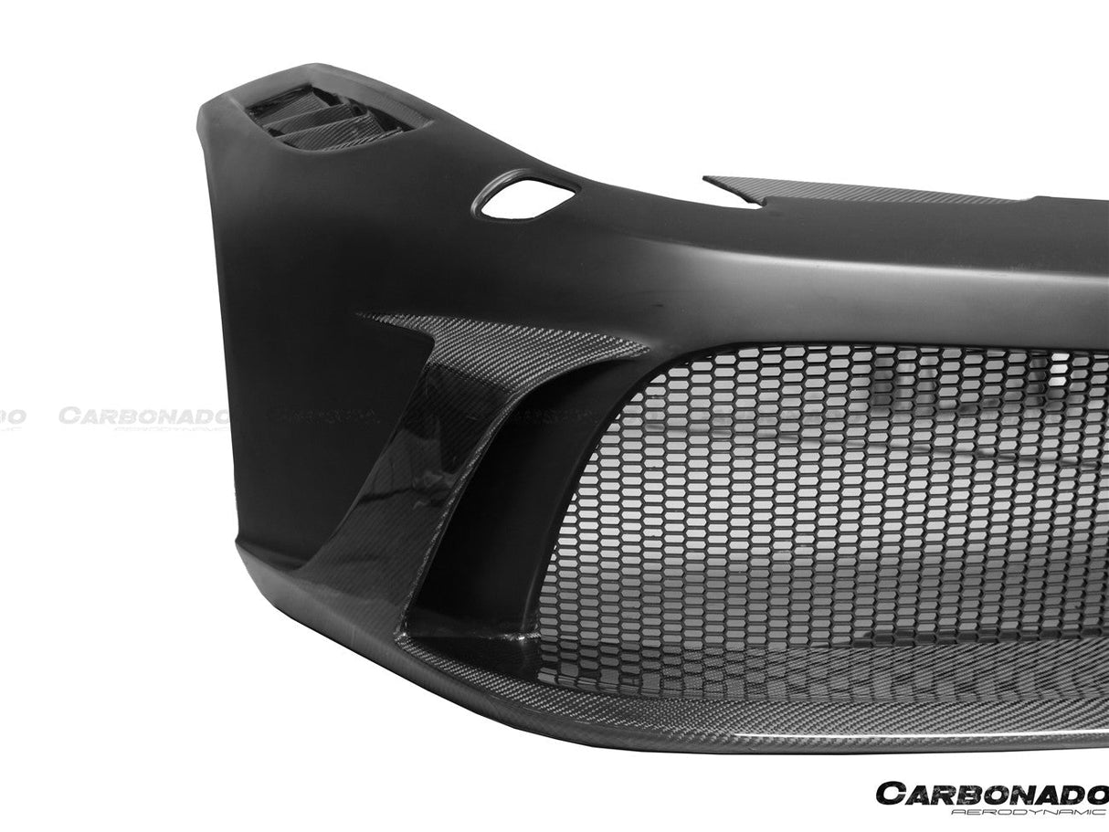 2010-2015 Ferrari Carbon Fiber Front Bumper Carbonado (OE) Fits: 458 Italia and Spider