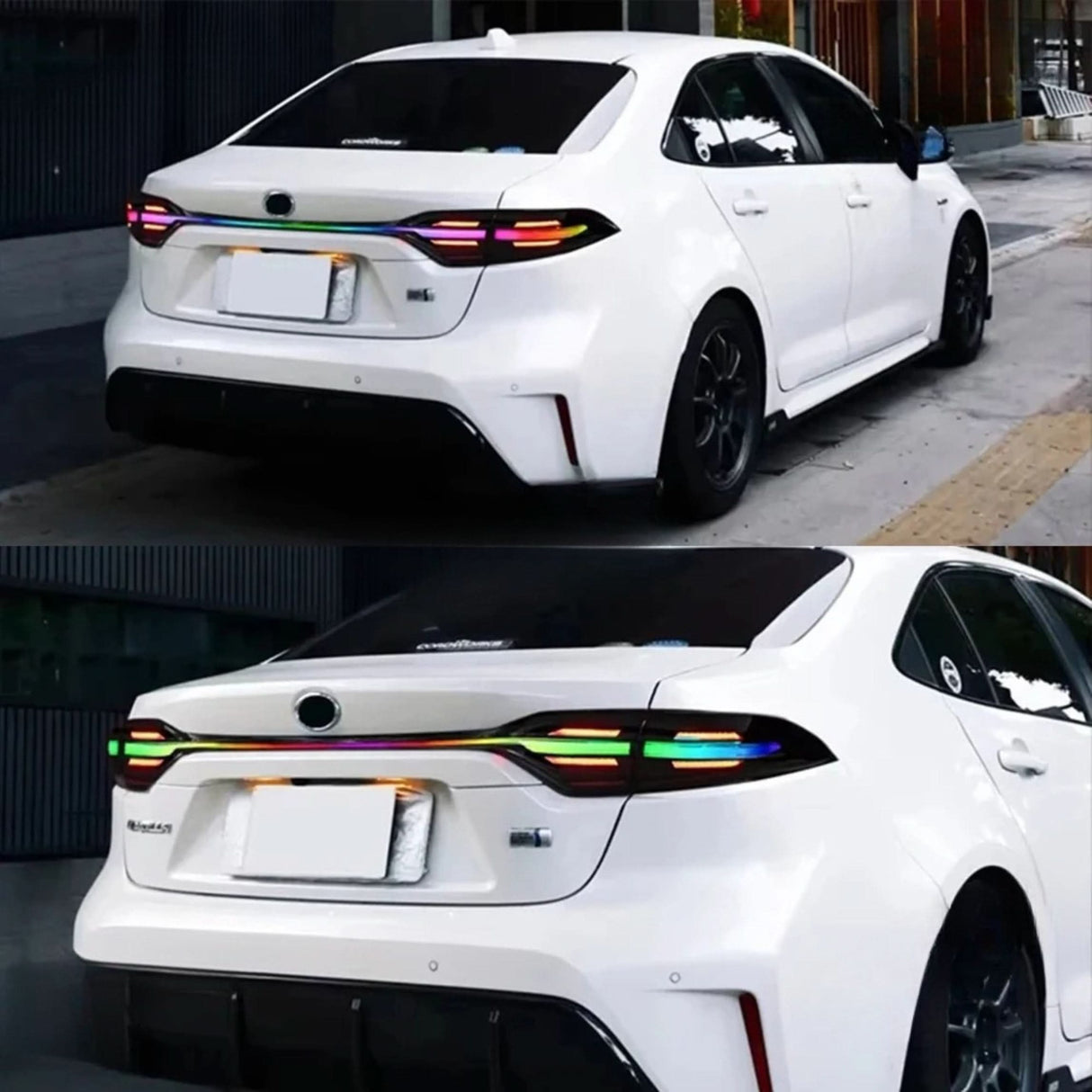 Toyota Corolla Levin LED Tail Lights with RGB & Startup Animation – Full Rear Lamp Assembly (2019–2023)
