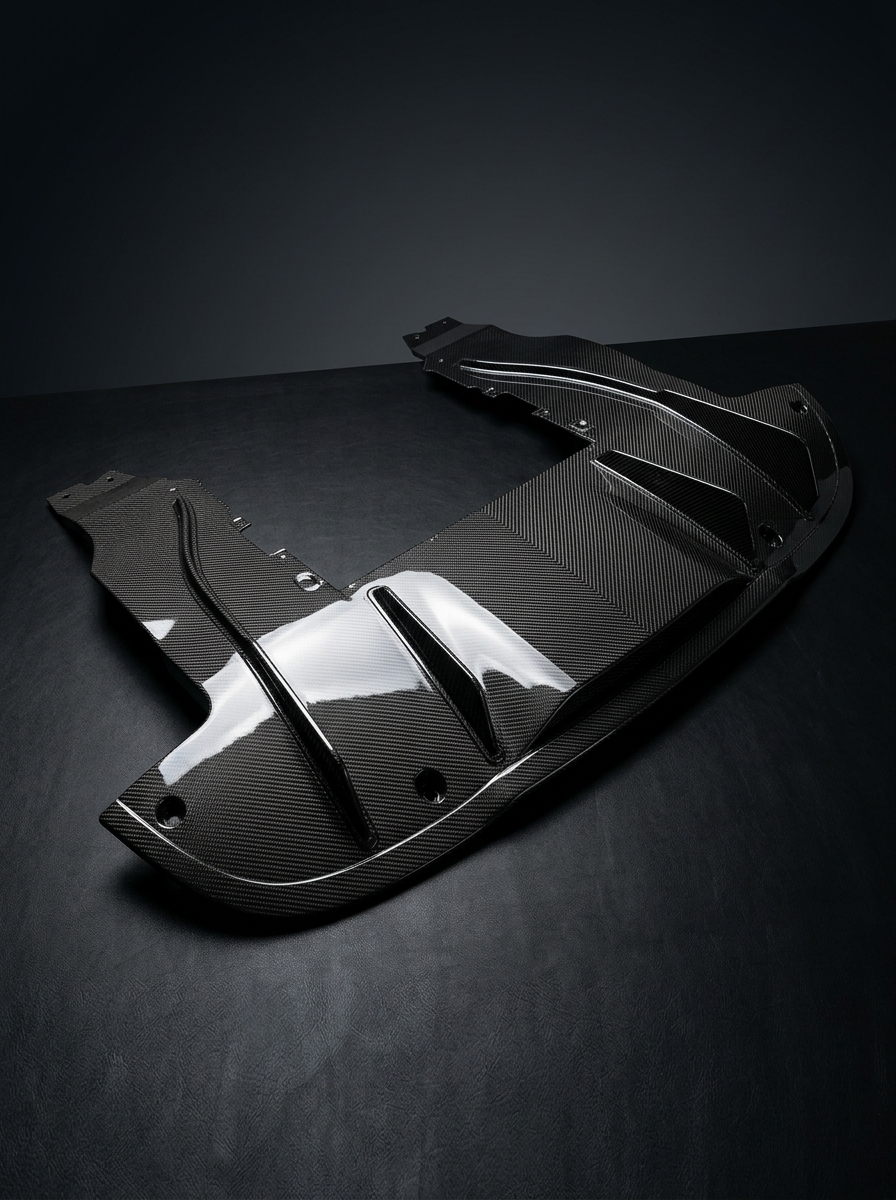 McLaren 720S Dry Carbon Fiber Rear Diffuser Bolt-On Body Kit