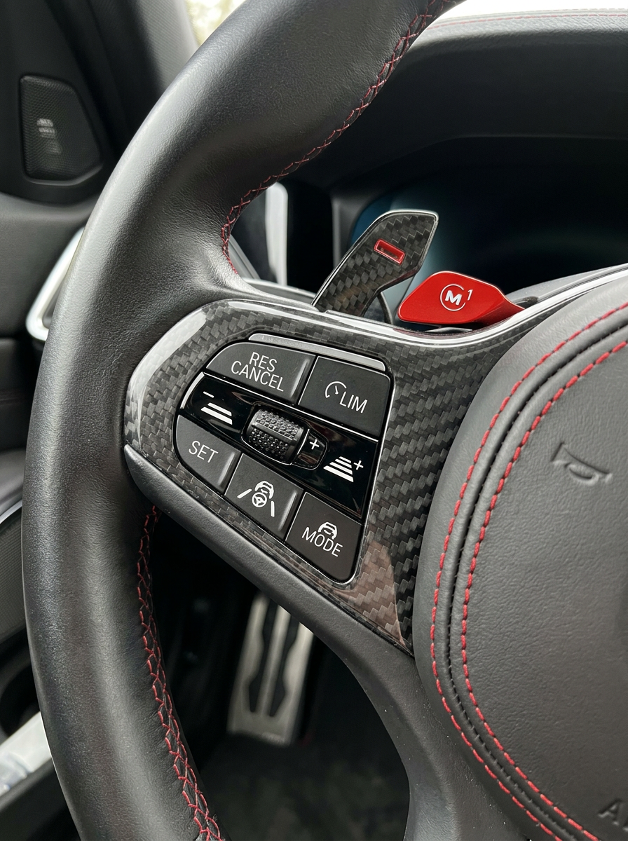 BMW 3/4 Series G80/G81/G82/G83/G87 Carbon Fiber Paddle Shifters (2021+)