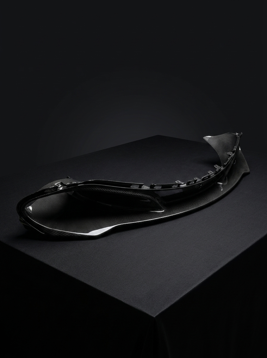 McLaren 720S Spider Dry Carbon Fiber Front Lip Splitter OEM Style 2017 - 2019