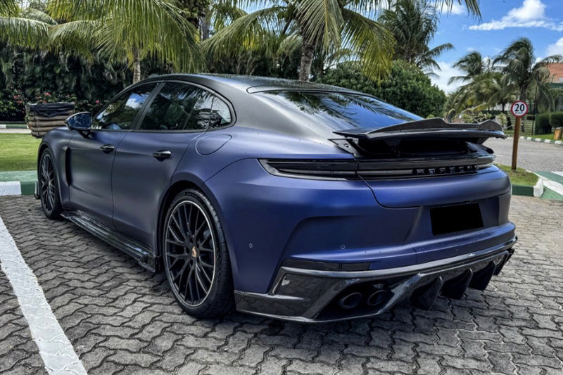 2024-2026 Porsche Panamera 976 OD Style Dry Carbon Fiber Rear Diffuser Lip | Fits S, 4, 4S, E-Hybrid, 4 E-Hybrid, Sport Turismo, Turbo, Turbo s, GTS, Turbo E-Hybrid, Turbo s E-Hybrid